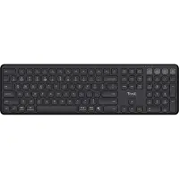 Trust Clavier Vaiya universel USB + RF sans fil + Bluetooth italien noir