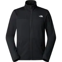 The North Face Veste en polaire à zip complet Cedar Trail pour homme - Polaire douce, poches zippées sécurisées, TNF Noir, Large