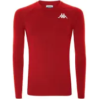 Kappa Vurbat Long Sleeve Base Layer Rouge L Homme