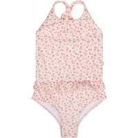 Swim Essentials Filles, Maillot de bain, Old Leopard, Rose, (110, 116)