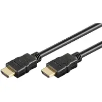Goobay HDMI – HDMI (10 m), Câble vidéo, Noir