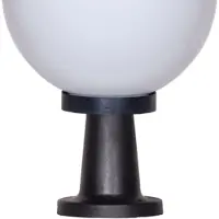 Lyora Lampe ampoule Bolano 48cm. Opale du piédestal