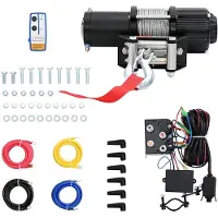 vidaXL Treuil électrique 12 V 4500 lbs 2040 kg avec télécommande