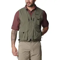 Columbia Silver Ridge Gilet utilitaire Vert M Homme Vert M