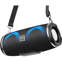 Hoco Bluetooth Speaker HC12, 10W, RGB, Waterproof, Black