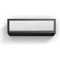 Philips Applique murale Stratosphere 3,8 W, Applique d'extérieur, Anthracite, Métal, IP44, Terrasse, Jardin, I