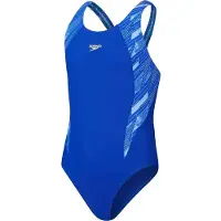Speedo Hyperboom Splice Muscleback Swimsuit Bleu 5-6 Years Fille