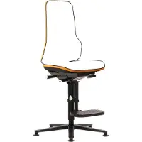 BIMOS Chaise de travail pivotante avec structure en aluminium