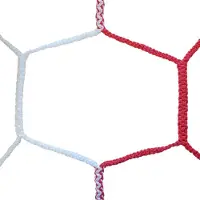 Sporti France Honeycomb 4 Mm 7.50x2.50x2x2 M Goal Net Rouge