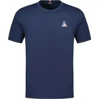 Le coq sportif pour homme. 2422104 T-shirt Essentiels marine (L), Casuel, Coton, Multisport, Manche courte
