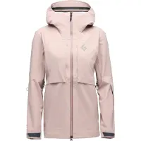 Black Diamond - Veste imperméable et coupe-vent - W Factor Shell Pale Mauve pour Femme en Laine - Taille XS - Rose