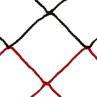 Sporti France Bic 4 Mm Pp Simple Mesh 120 7.50x2.50x2x2 M Goal Net Rouge