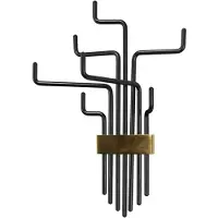 House Doctor Portemanteau Pipes - noir