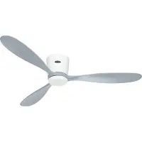 CasaFan Ventilateur de plafond - - ECO PLANO WOOD WE-LG - 132 cm - 3 pales en bois - WiFi intégré