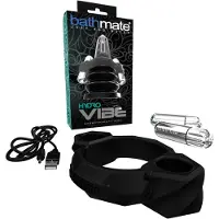 Bathmate Hydro Vibe - anneau de thérapie hydro et de vibration (noir)