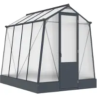 Westmann Aurora 68 Serre avec fondation Anthracite 2,5x2 m