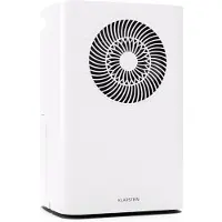 Klarstein CircleDry 16L déshumidificateur d'air Smart, Wi-Fi, silencieux 38 dB, minuterie 24h, drainage continu, réglage de l'humidité, portable pour maison, bureau, pour les pièces jusqu'à 40 m²