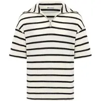Dandalo Pull-over noir / blanc cassé