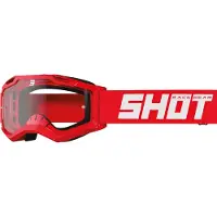 Shot Lunettes de motocross Shot Rocket Kid 2.0 pour enfants, rouge, taille unique