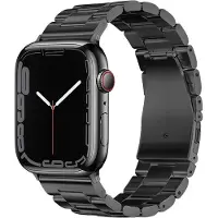 Forcell Strap F-DESIGN FA10 stainless steel strap for APPLE Watch 42 / 44 / 45 / 49 mm black (Acier inoxydable), Sangles de montre, Noir