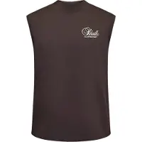 SikSilk T-Shirt marron / blanc cassé
