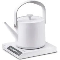 Unold 18210 BLITZKOCHER Clara, 0,6 l, 800 W, Blanc, Plastique, Acier inoxydable, Thermostat réglable, Indicateur de niveau d'eau