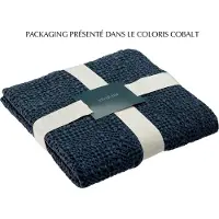 Vivaraise Plaid Stonewashed En Coton Aubepine 140 X 200
