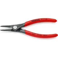 Knipex Pince à circlips de précision DIN 5254 A L.140mm droite D.3-10mm grise atram. Poignées Ku... (140 mm)