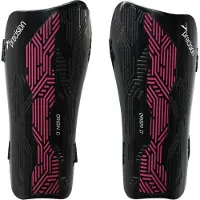 Precision Protège-tibias Football Origin.0 Strap Black Pink Small