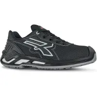 U Power ZORBI, chaussures de sécurité, baskets unisexes légères antiperforation, semelle en basalte, insert Infinergy, avec embouts en aluminium - Black Blue 44