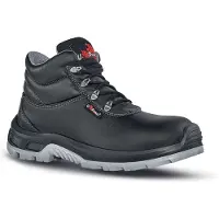 U Power - Chaussures de sécurité hautes classiques ENOUGH - Environnements humides - S3 SRC 38 Noir