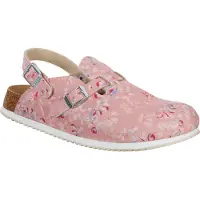 Birkenstock Femmes, Sandales, Kay SL Birko-Flor étroit, Rose, (41)