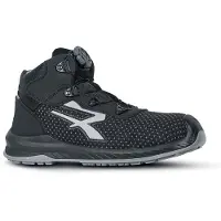 U Power S3 *PANAMA* CHAUSSURES DE TRAVAIL en grande taille Noir [D2C]34572 grandes chaussures unisexes