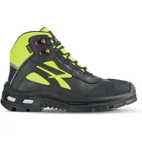 U Power Red Over Range Legend, chaussure de sécurité haute et confortable avec dessus en cuir grainé souple, embout en aluminium, doublure et semelle Gore-Tex, hydrofuge et oléofuge. (48)