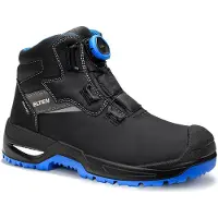 ELTEN Sicherheitsstiefel STEFANO XXSG BOA black-blue Mid ESD S3 Gr. 43 (S3, 43)