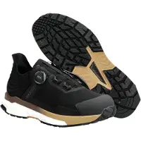Mascot Chaussures de sécurité noir/beige sable foncé, taille 10 46 F1680-704-0956