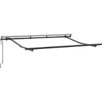 vidaXL Cadre de store anthracite 3 x 2 m métal