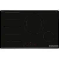 Bosch Table de cuisson induction 80cm 4 feux 7400w noir - - PXE831HC1E -