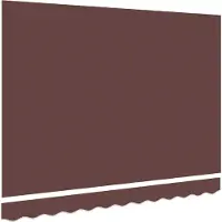 vidaXL Tissu de remplacement pour store, marron, 235 x 195 cm, polyester