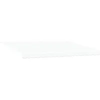 vidaXL Tissu de remplacement pour store pour cadre 4,5x3 m Blanc
