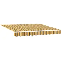 vidaXL Store multicolore 300 x 250 x 165 cm Polyester et aluminium