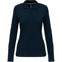 Kariban Damen Piqué Poloshirt Langarm