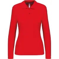 Kariban Damen Piqué Poloshirt Langarm