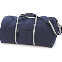 Quadra QD613 | Fourre-tout en toile vintage / Sac de voyage | 58 x 30 x 30 cm - Couleur : Vintage Oxford Navy - Taille : 58 x 30 x 30 cm