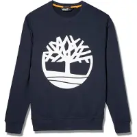 Timberland Core Tree Logo Crew Brushback Sweatshirt Bleu L Homme
