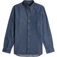 G-Star Chemise Clean Slim - Bleu foncé - Hommes