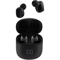 TNB T'nB - Oreillette Bluetooth sans fil, réduction passive du bruit, jusqu'à 24 heures d'écoute, intra-auriculaire avec contrôle tactile, indicateur de charge, microphone intégré, sportif - noir