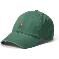 Ralph Lauren pour homme. 710960726011 Casquette en sergé de coton élastiqué vert (OSFA), Casuel
