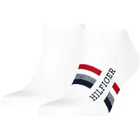 Tommy Hilfiger Socquettes - 2 Pack - Blanc - - 39/42 - Chaussettes