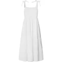 Pepe Jeans pour femme. PL953749 Robe Larieta blanche (L), Casuel, Coton, Sans manches / bretelles